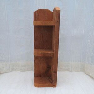 Handmade Vintage Wooden Corner Shelf Rustic Farmhouse Style for Den, Living Room